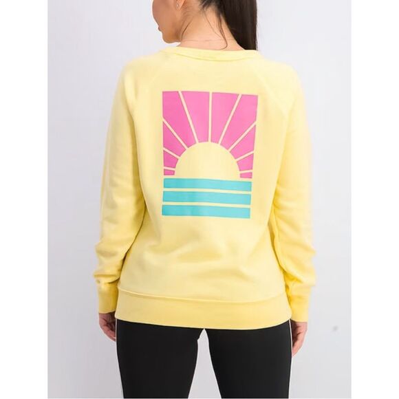 Old Navy Cali Sunrise Graphic Print Sweatshirt Size M - Picture 2 of 10